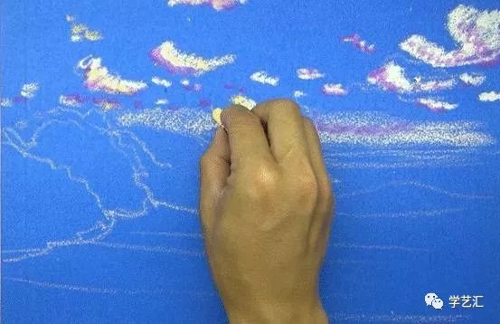 重彩油画棒教程简单,油画棒超美超简单