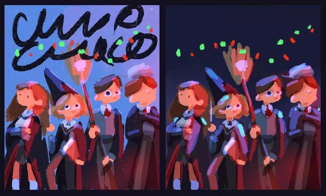 BeatriceBlue，内心有光，所画皆暖，用线条打造童真世界