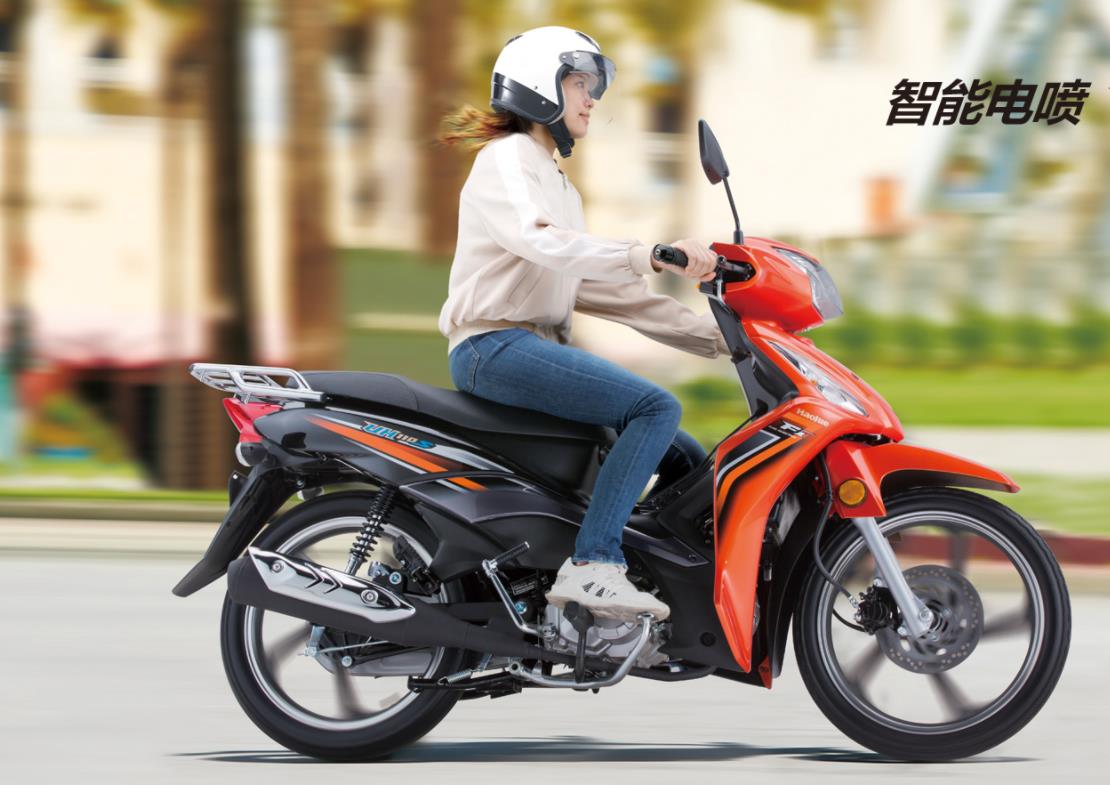 豪爵新出大油箱弯梁车,豪爵低油耗弯梁摩托车男款