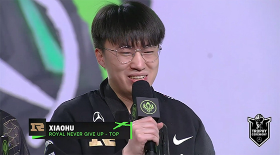 2018msi夺冠颁奖谁是你们的冠军,msi总决赛xiaohu用的英雄