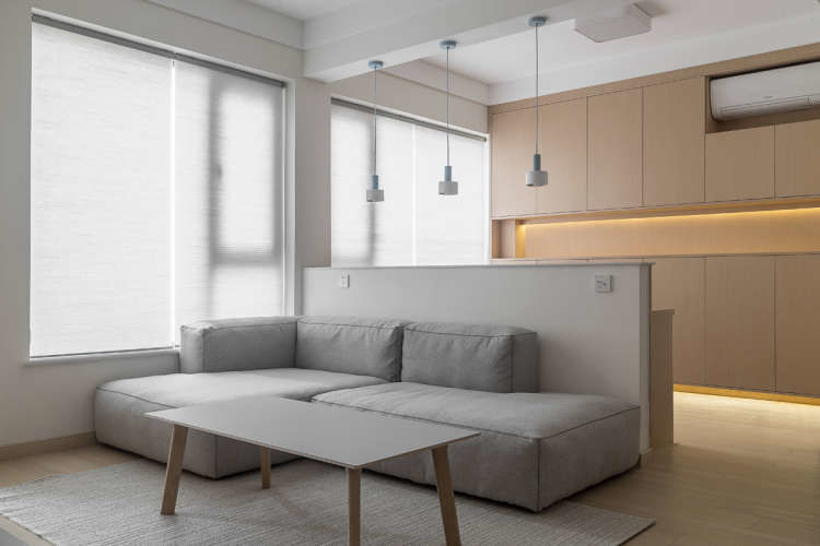 50-60平米小户型设计轻奢奶油风,能温暖人心的永远不是钱财和外貌