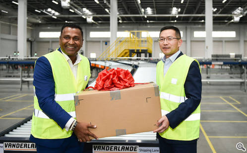 阿迪达斯在园区启动新分销配送中心