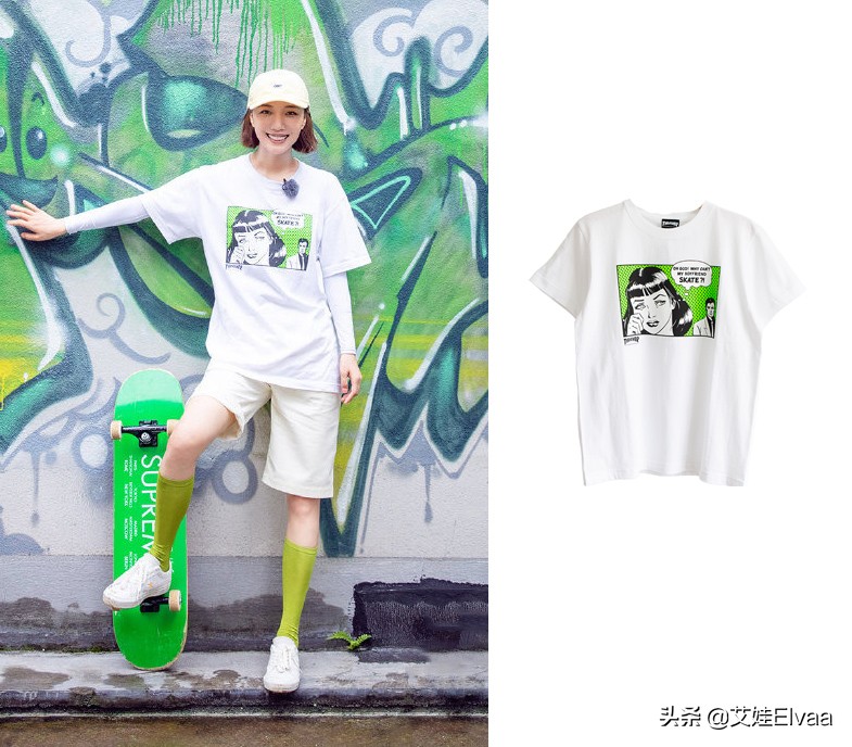 王珞丹一身俏皮装扮,王珞丹减龄装扮图片