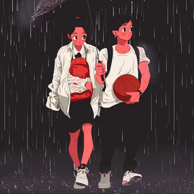 篮球头像男生女生,篮球卡通头像