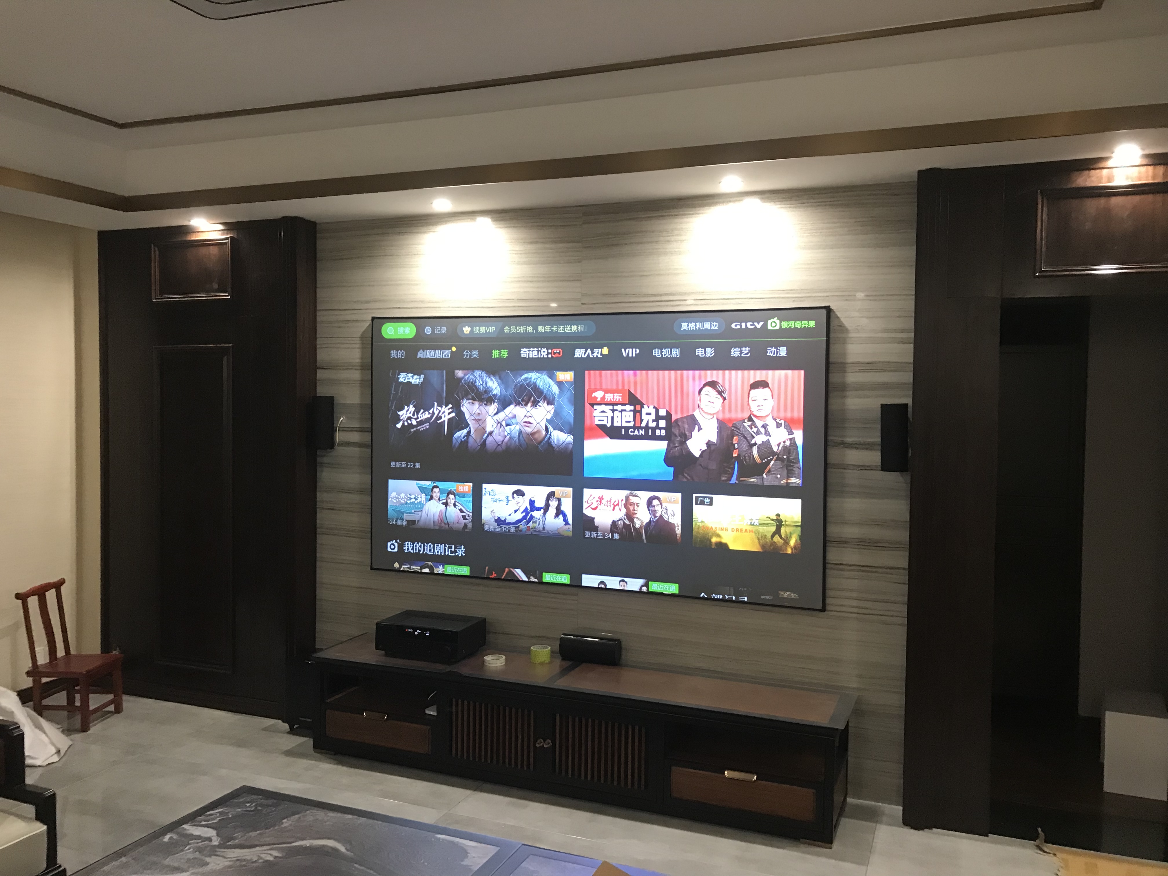 家庭影院嵌入式音响案例,家庭卫星影院5.1音响推荐