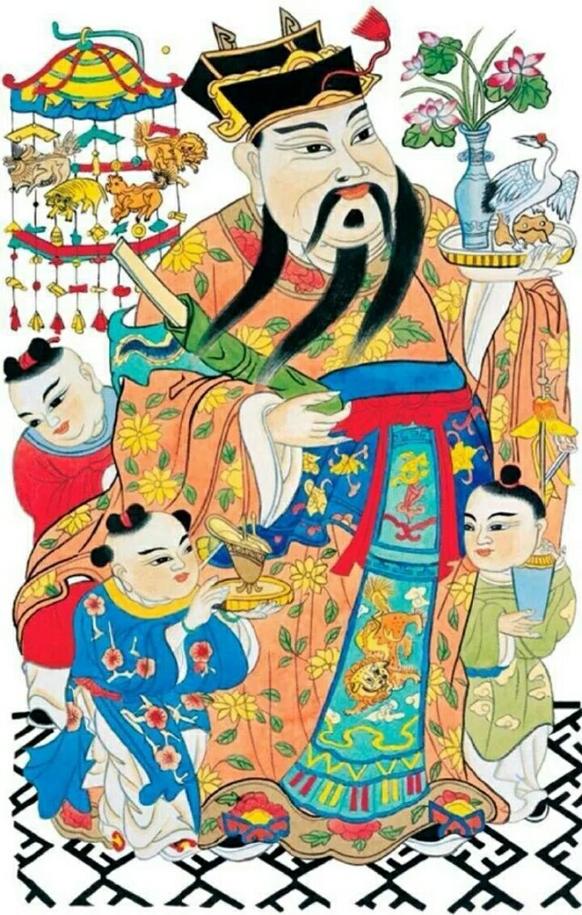 财运亨通财神爷图片超清壁纸,财神爷高清壁纸全面屏手机