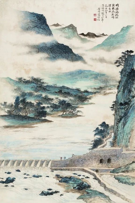 陈良宗山水画作品欣赏,陈家振山水画作品欣赏