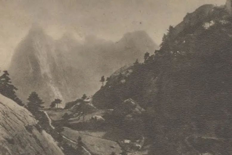 九十年代华山,七百年前的华山湖