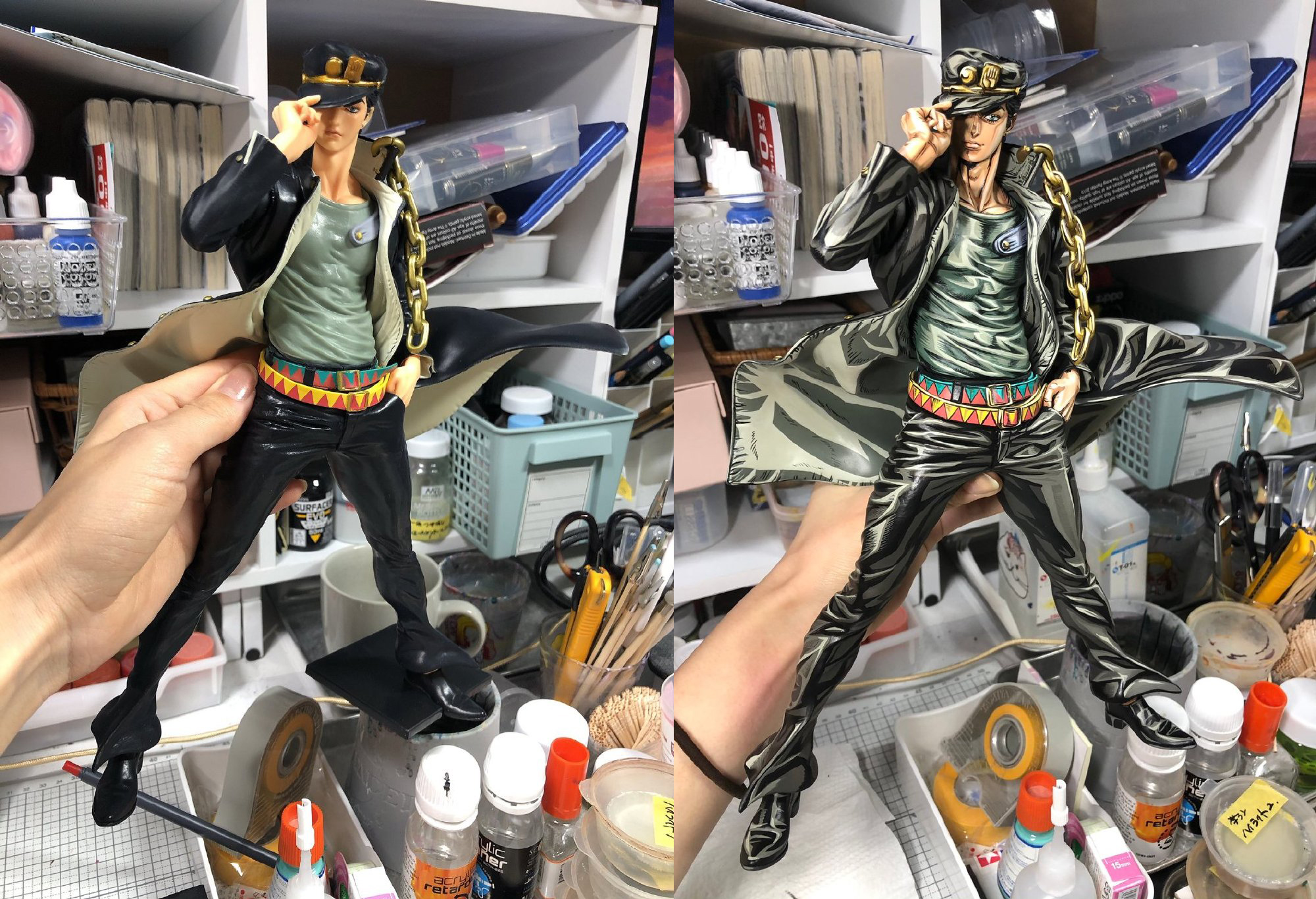 买了手办不满意怎么办？这位网友凭借画技将“二次元”画进了现实