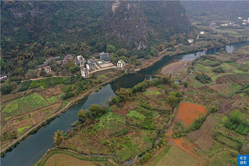 阳朔遇龙河8人船打水筏漂流,阳朔遇龙河竹筏八人筏