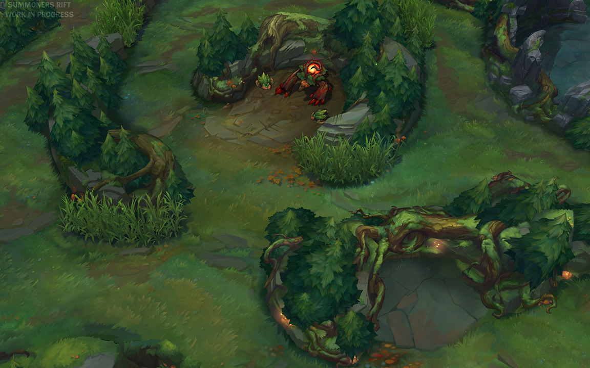 lol新版地图和旧版地图的区别,lol新地图全景图片