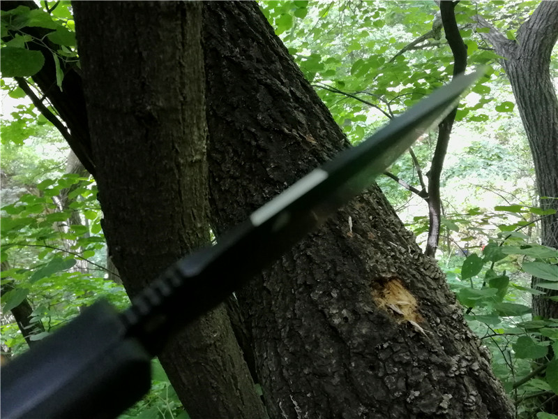 汉道洛克x生存刀暴力测试,户外生存实用工具推荐