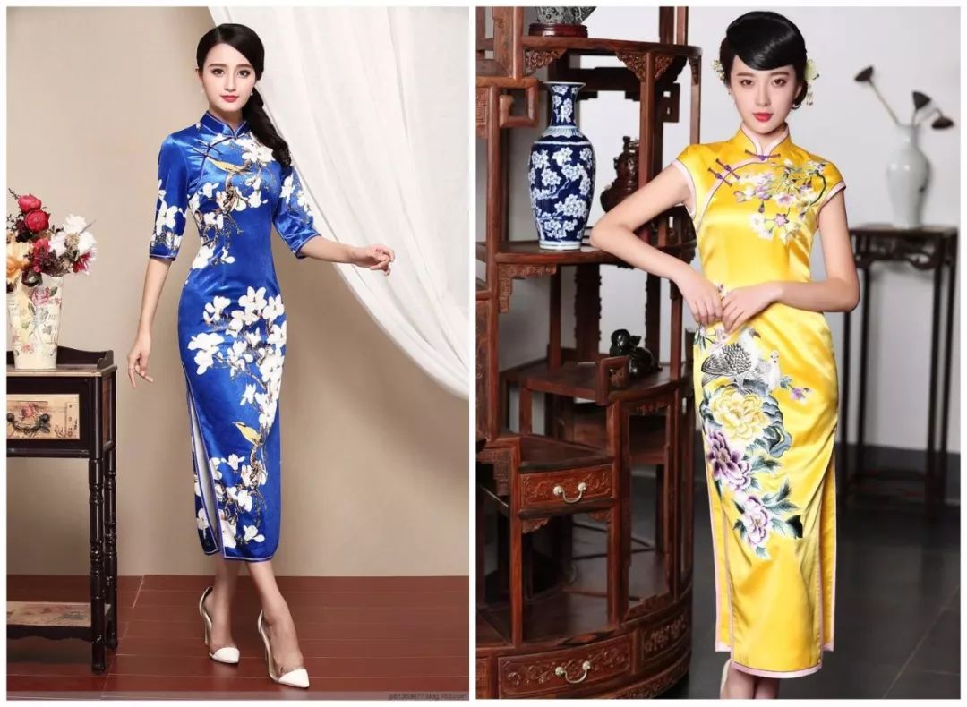 女性身材雕塑作品,温婉的旗袍造型