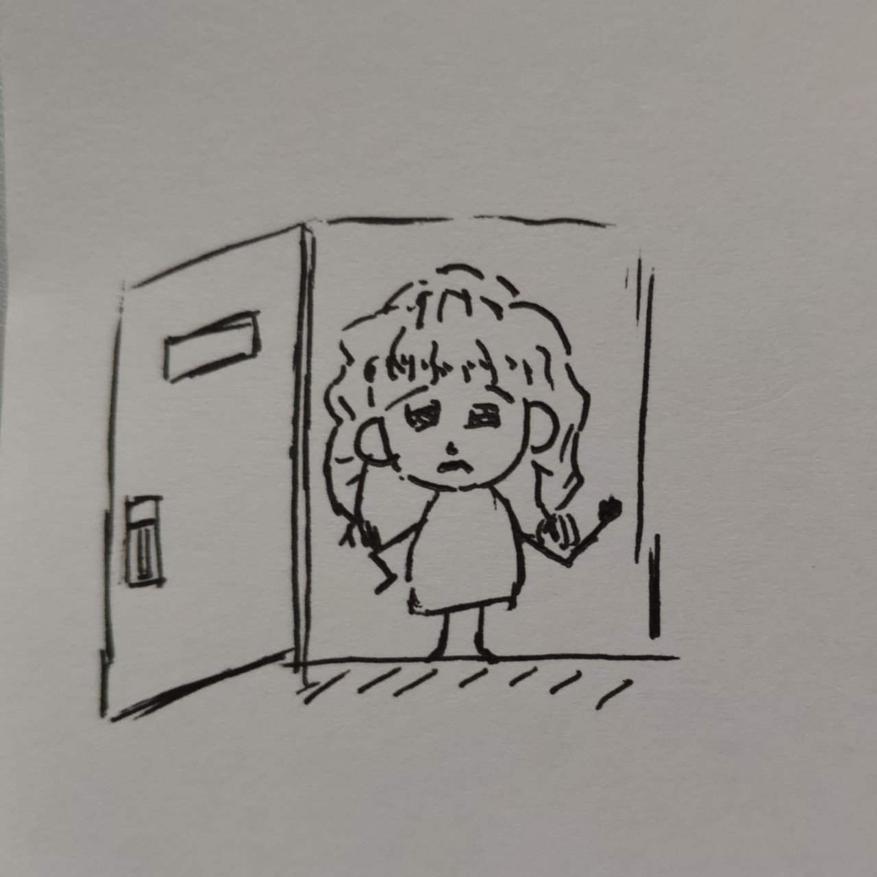 今天我进了嘟宝的卧室，准备像往常一样从抽屉拿出日记本