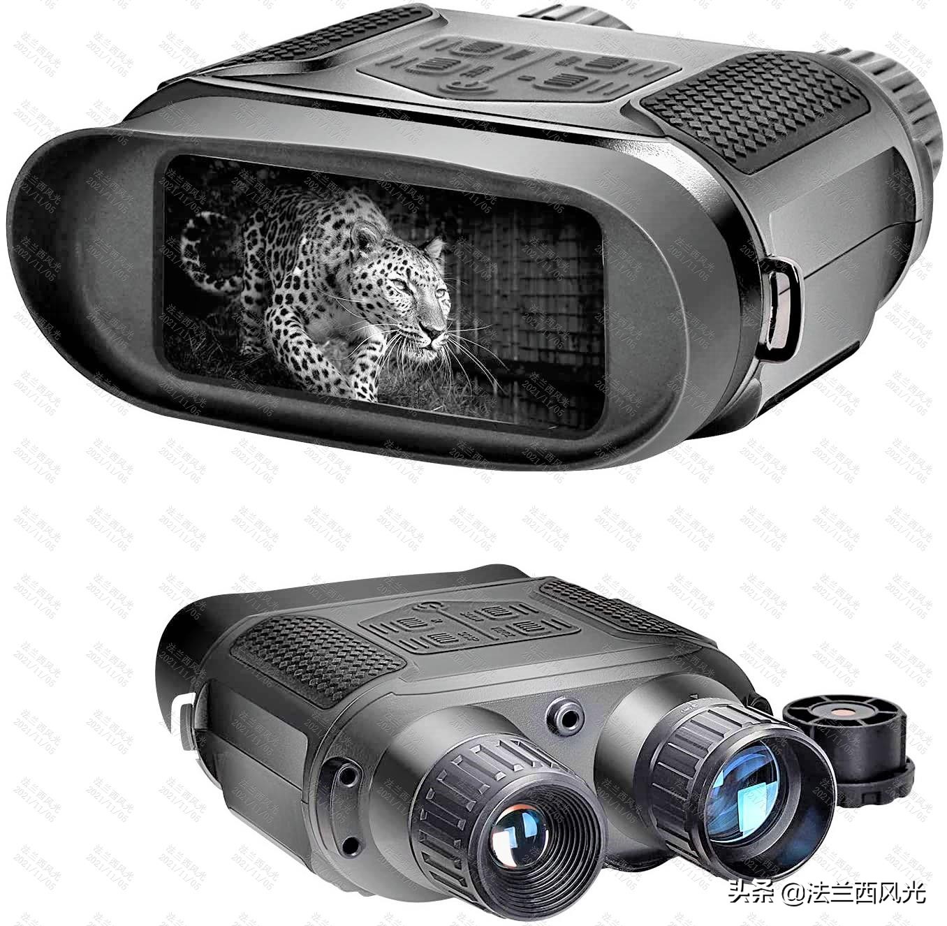 超清高倍专业双筒望远镜微光夜视,望远镜高清高倍微光夜视小型双筒