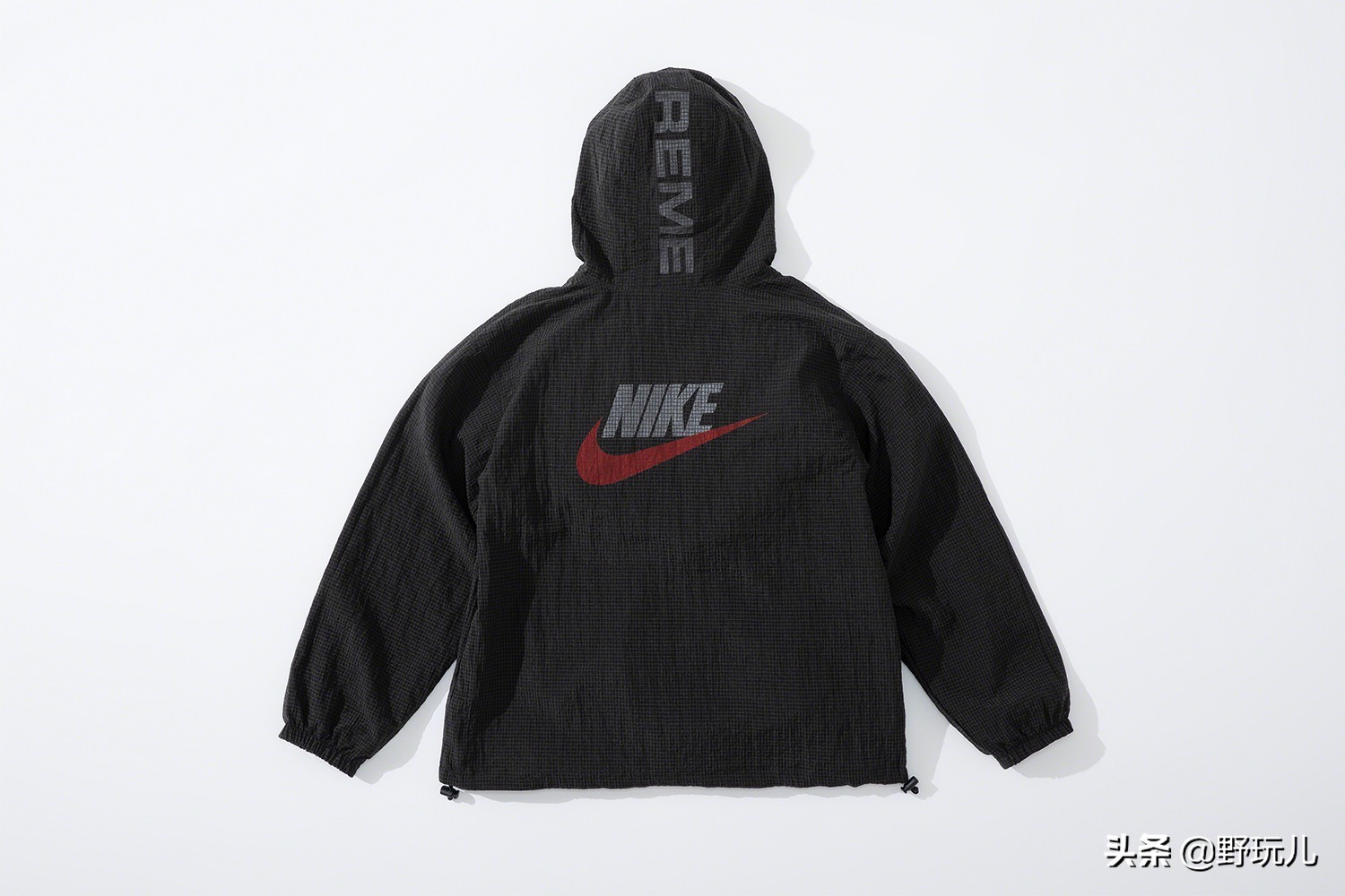 耐克supreme联名两面穿,nikexsupreme双面夹克