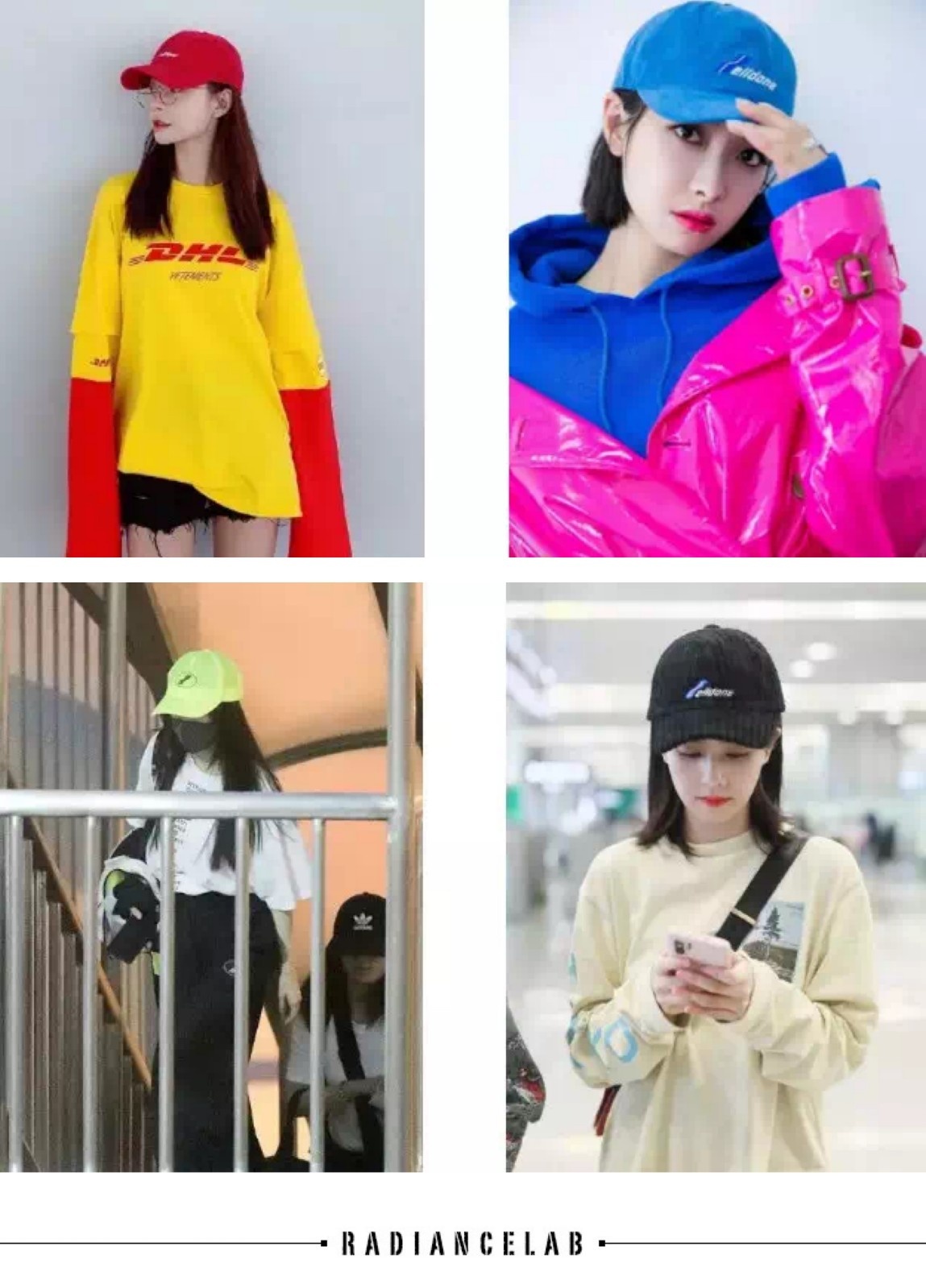 杨幂同款棒球服ins潮牌,杨幂we11卫衣