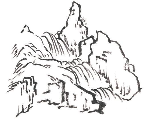 画山教程,学习画山的各种画法