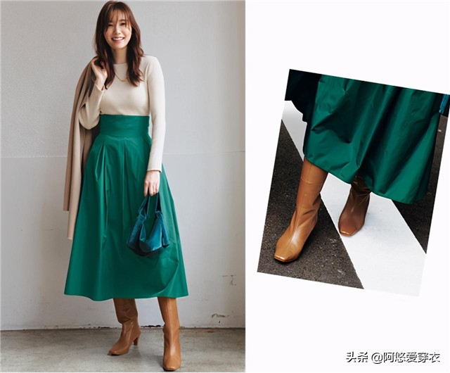 秋冬款适合腿粗穿的靴子,秋冬新款高级感长筒靴小个子