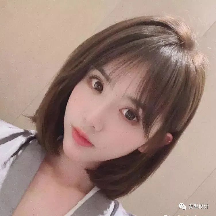 八大网红刘海短发,无刘海短发发型女