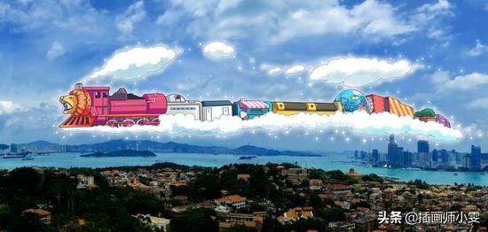 某位插画师云上作画网友直呼太可爱