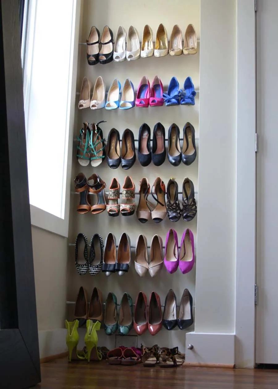 玄关衣物鞋子收纳架,玄关鞋帽间收纳