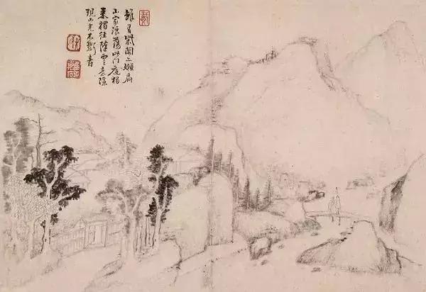 枯笔之境的书法作品,枯笔之境