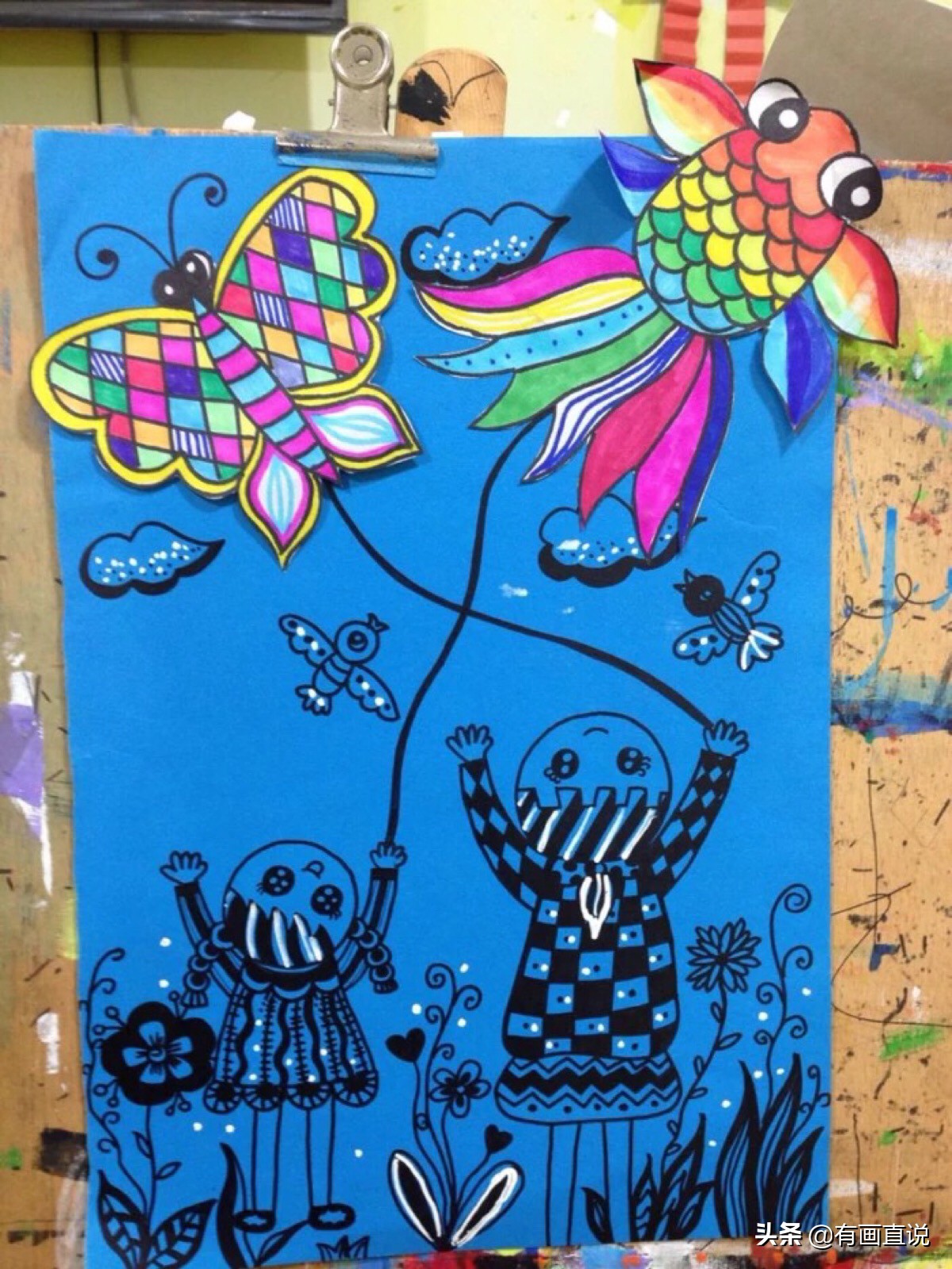 儿童创意画9-12岁,儿童创意画7-8岁创意画入门教程