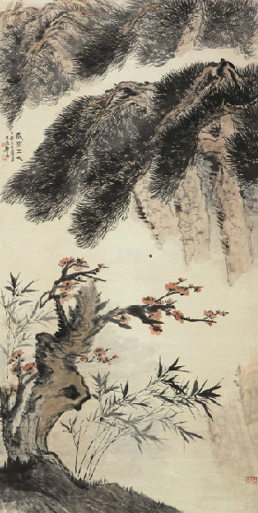 郑午昌花鸟,丝鬓散人郑午昌百幅绘画作品赏析