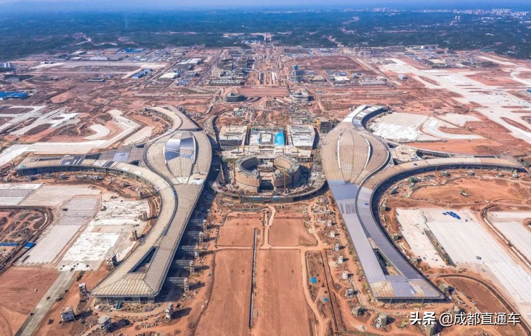 天府新区与东部新区交界,天府新区成都东部新区