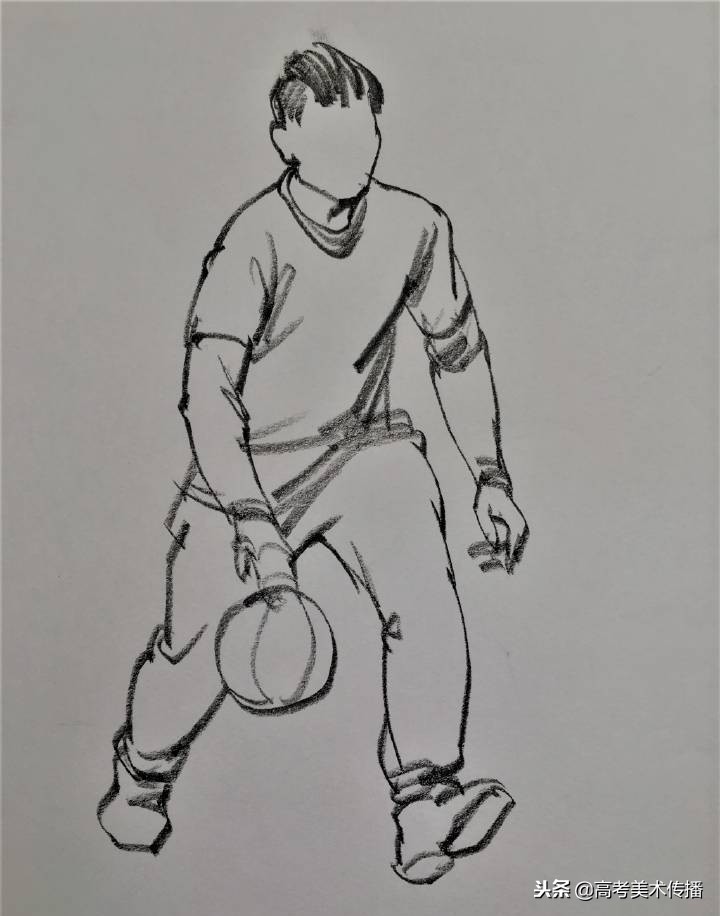 人物速写动态分析讲解,钢笔画人物动态速写