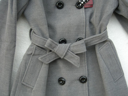 大衣背后蝴蝶结最简单打法慢动作,大衣腰带系法钻石结慢动作教程