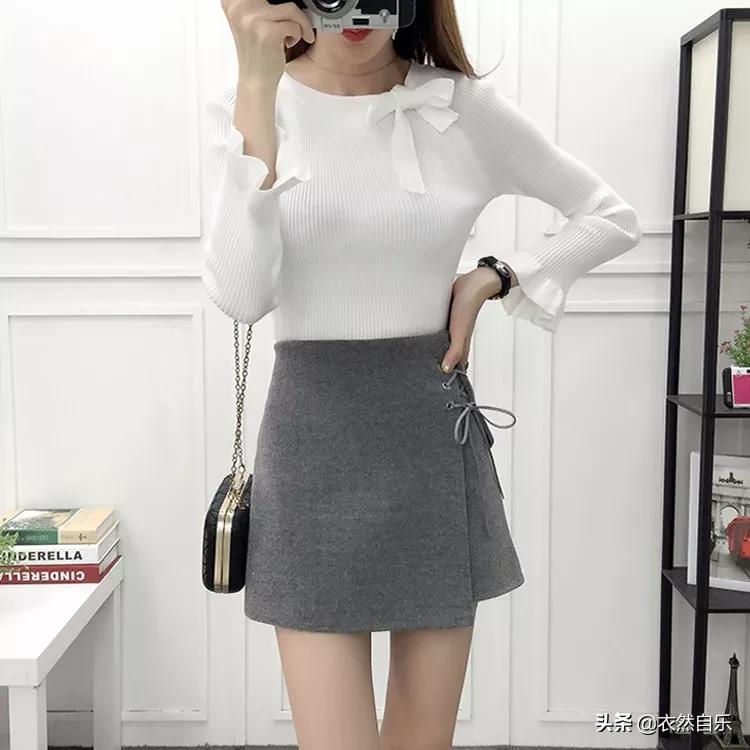 服装新款减龄显瘦短裙,服装女装时尚气质小个子短裙