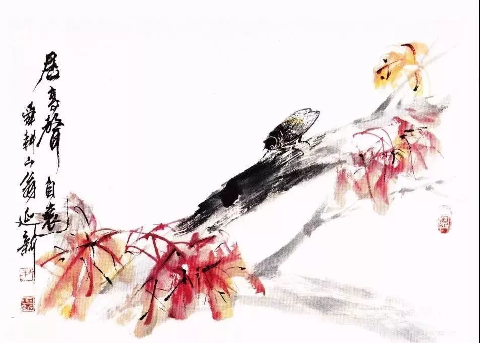 齐白石水墨小品欣赏,齐白石虫草长卷