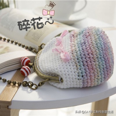 钩针编织收纳包,钩针编织一个简单的收纳篮放钥匙