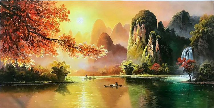 中国小幅油画作品大展作品集,三峡丹青油画作品