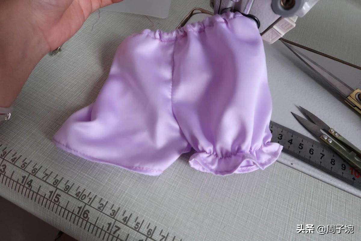 bjd南瓜裤制作,bjd娃娃裤制作方法