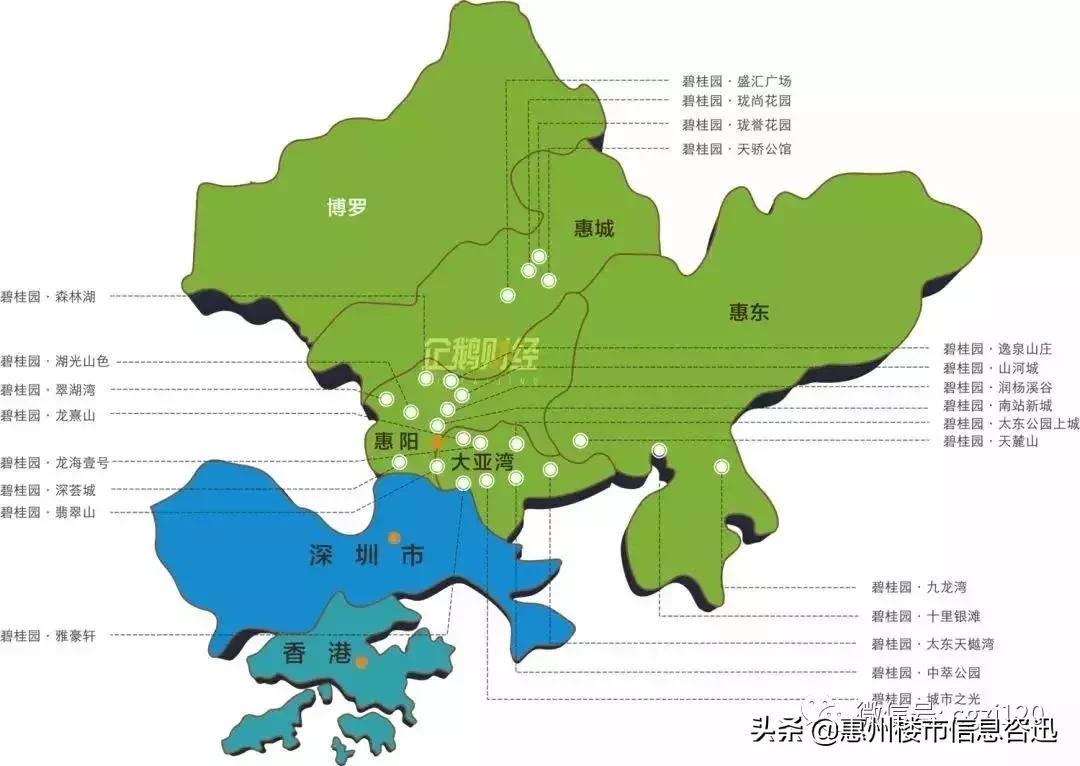 惠州最大房企排名,百强城市惠州