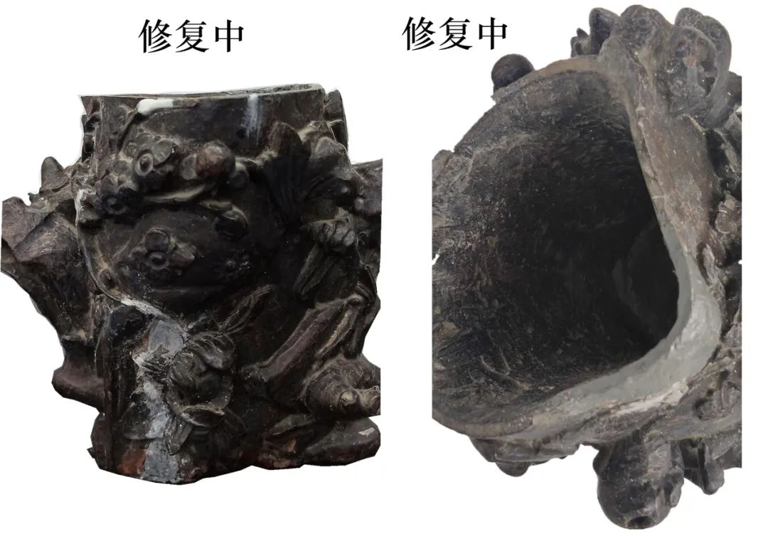 木雕笔筒打磨,木雕笔筒雕刻视频