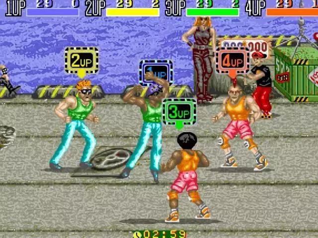 那些可以四人玩的街机游戏，不怕虎一样的敌人