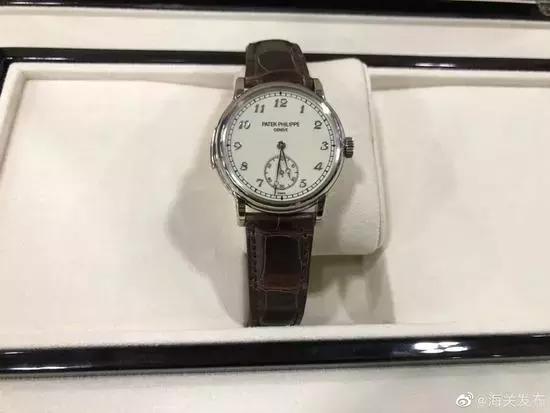 带275万手表登机,带275万手表过海关