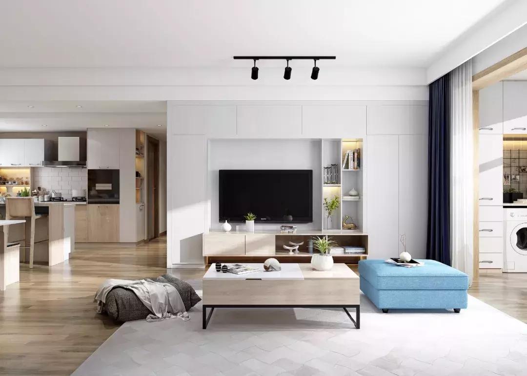 好看不贵的北欧风,北欧轻奢风装修三室两厅87平米