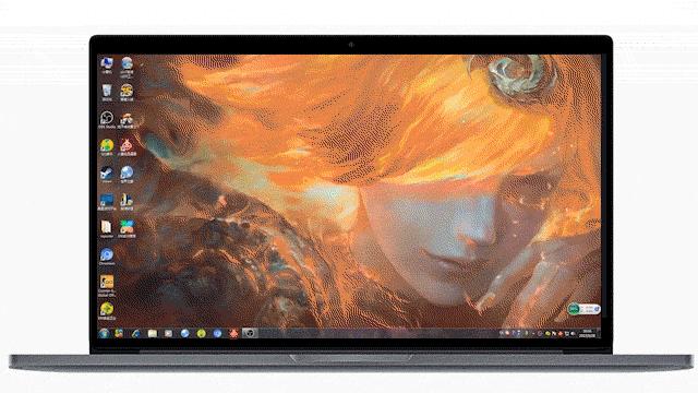 用「火萤视频桌面」把《阿丽塔：战斗天使》预告片设为视频桌面