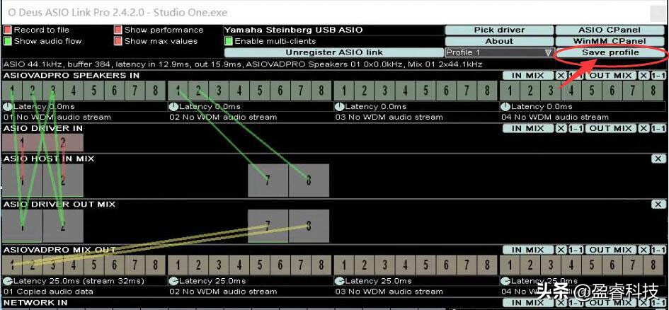 雅马哈YamahaAG03/AG06声卡直播机架跳线教程