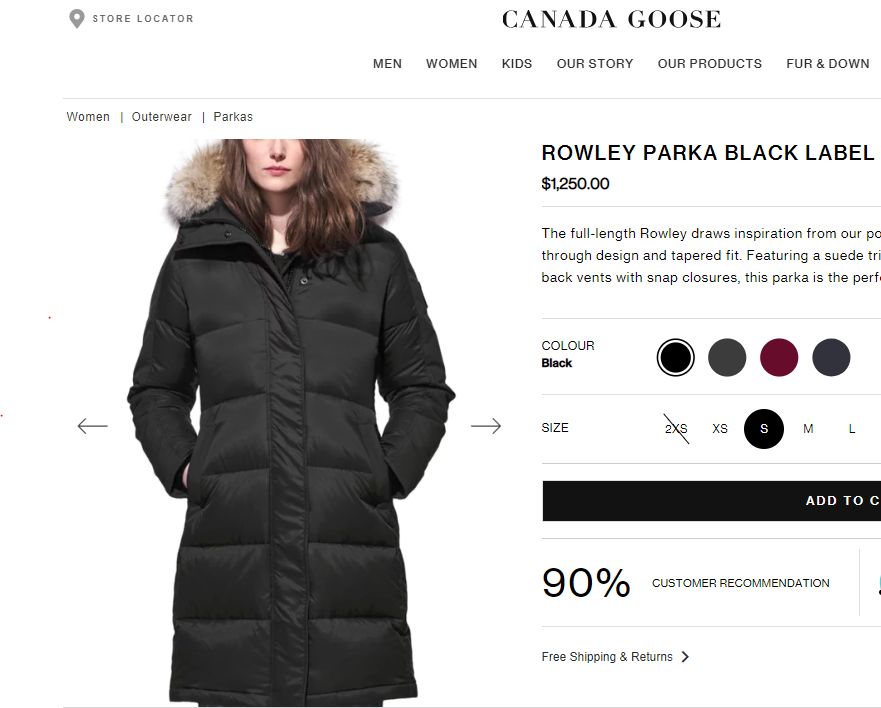 canadagoose羽绒服正版多少钱,canadagoose羽绒服17黑