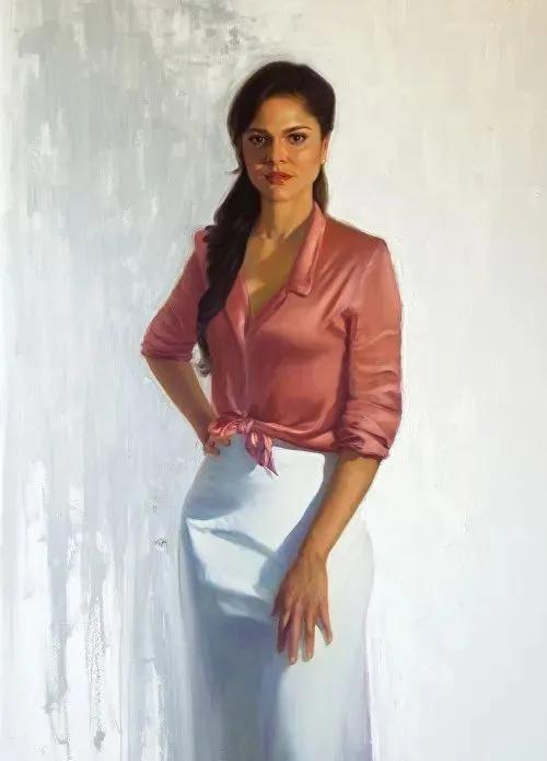 半成品看上去也如此精彩：美国画家路易斯的肖像作品