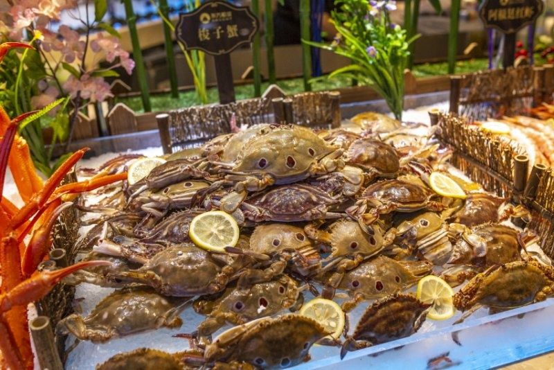 长沙东方船说海鲜自助餐厅自助餐89.9元/1大1小，让你吃到扶墙走