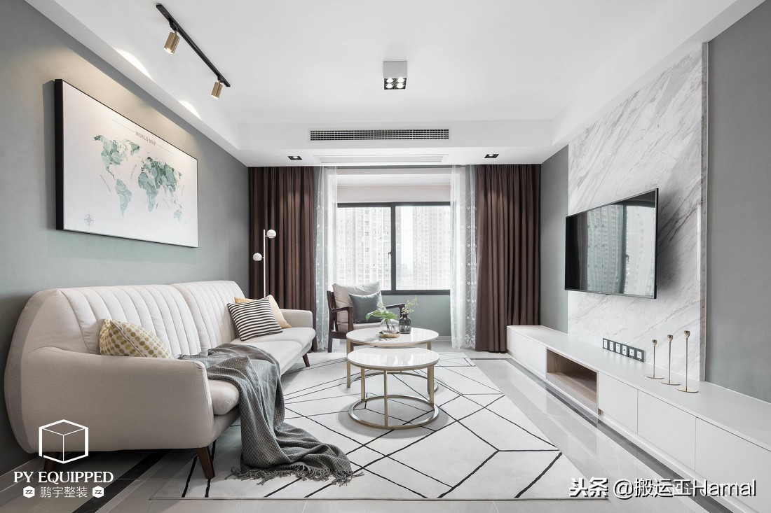 鹏宇全案设计,鹏宇洋房顶层设计