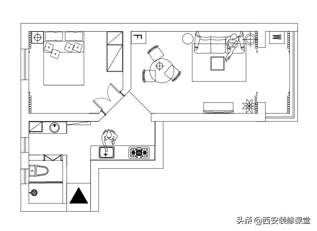 入户直对客厅怎样装修,入户门直对客厅窗户如何装修
