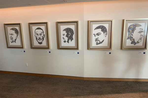 勇士官方展示杜兰特穿新球衣照片,勇士新球馆杜兰特